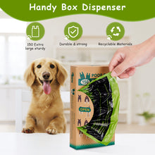 Load image into Gallery viewer, Ownpets 150 Counts Large Dog Poop Bags with Handles Leak Proof, Extra Thick and Unscented Doggie Poop Bags