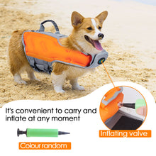 Load image into Gallery viewer, Inflatable Dog Life Jacket, Innovative Lightweight Design, High-Visibility Bright Orange with Reflective Strips, Size XL
