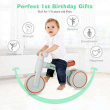 Load image into Gallery viewer, WELSPO Baby Balance Bike for 1 Year Old Boy and Girl First Birthday Gifts Pedal-less 3 Wheels Mini Bike, Young Toddlers Infant Walker for 12-36 Months