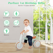 Load image into Gallery viewer, WELSPO Baby Balance Bike for 1 Year Old Boy and Girl First Birthday Gifts Pedal-less 3 Wheels Mini Bike, Young Toddlers Infant Walker for 12-36 Months