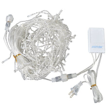 Load image into Gallery viewer, 5M/16.4FTx0.6M/2FT 150LED Extendable Fairy curtain Icicle Light 8 model connectable Icicle String Light