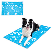 Load image into Gallery viewer, Ownpets Pet Cooling Mat for Dogs & Cats, Water-Filled Leak-proof Ice Pad, Durable Oxford Fabric, Indoor-Outdoor Use, No Electricity Needed, Sky Blue, Size XL