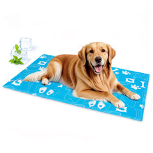Load image into Gallery viewer, Ownpets Pet Cooling Mat for Dogs & Cats, Water-Filled Leak-proof Ice Pad, Durable Oxford Fabric, Indoor-Outdoor Use, No Electricity Needed, Sky Blue, Size XXL