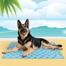 Load image into Gallery viewer, Ownpets Pet Cooling Mat for Dogs & Cats, Water-Filled Leak-proof Ice Pad, Durable Oxford Fabric, Indoor-Outdoor Use, Lake Blue, Size XXL