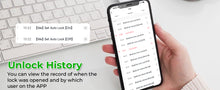 Load image into Gallery viewer, FITNATE 4-in-1 Smart Fingerprint Door Lock - Fingerprint Unlock, Password Unlock, App Control, Emergency Backup Key, Suitable for Office, Home, and Hotel