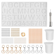 Load image into Gallery viewer, Alphabet Number Silicone Mould Set DIY Casting Mold Jewelry Making Craft