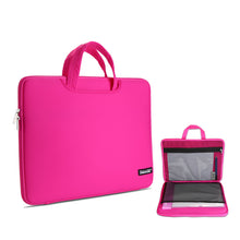 Load image into Gallery viewer, Laptop Sleeve, IMAGE 14 Inch Laptop Sleeve Travel Storage Case Pouch Cover with Pockets, Protective Sleeve Case for A4 Tracing Pad, Computer Notebook, Ultrabook and Macbook Air (Pink)