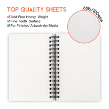 Load image into Gallery viewer, Sketch Book Set 4 Packs 400 Sheets Ideal for Pens Pencils Pastels Charcoal Graphite