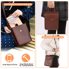 Load image into Gallery viewer, Kalimba 17 Keys Thumb Piano with Tuning Hammer and bag for Beginners Professionals