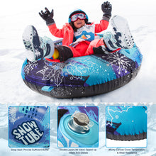 Load image into Gallery viewer, CAMULAND 47-Inch Snow Tube for Sledding Heavy Duty with Oxford Cloth and a Digging Rope, Inflatable Snow Tube for Adults, Great for Winter Outdoor Sports