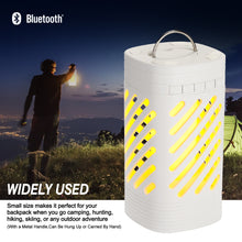 Load image into Gallery viewer, LED Smart Touch Night Lights White Bluetooth Speaker Camping Lamp Rechargeable