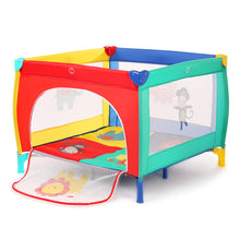 Load image into Gallery viewer, 39''x 39'' Infant Toddler Foldable Playpen Playard Mattress Safety Rail Fence