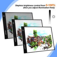 Load image into Gallery viewer, A4 Size LED Artcraft Tracing Light Pad Box Tatoo Aniamtion Sketching Designing Stencilling