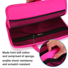 Load image into Gallery viewer, Laptop Sleeve, IMAGE 14 Inch Laptop Sleeve Travel Storage Case Pouch Cover with Pockets, Protective Sleeve Case for A4 Tracing Pad, Computer Notebook, Ultrabook and Macbook Air (Pink)