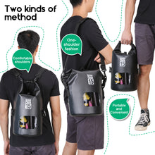 Load image into Gallery viewer, 15L Waterproof Lightweight Dry Bag Roll Top Floating Dry Sack Rafting Boating Camping Hiking