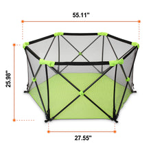 Load image into Gallery viewer, Baby Safe Playpen Portable Play Yard Infants Play Fence Foldable Toddler Fence