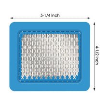 Load image into Gallery viewer, 5 Pack Replacement Air Filter AGPtek Premium Durable Replacement Air Filter for Briggs Stratton Push Lawn Mower & Tractor Air Cleaner