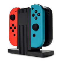 Load image into Gallery viewer, Agptek 4-in-1 Nintendo Switch Joy-Cons Charging Station, Professional Charging Dock and Store Stand with LED indicator, Charge Up to 4 Joy-Cons, 1.2M TYPE-C USB Cable included, Gray