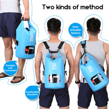 Load image into Gallery viewer, 15L Waterproof Lightweight Dry Bag Rafting Boating Camping Hiking Blue