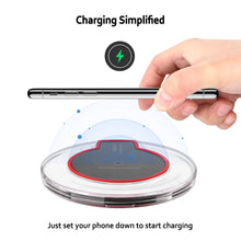 Load image into Gallery viewer, AGPtek Qi Wireless Charger Pad Charging Dock for iPhone X iPhone 8 Galaxy Note 8
