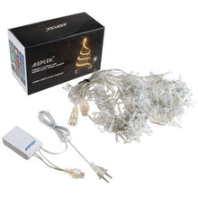 Load image into Gallery viewer, AGPtek 9Mx3M Linkable Fairy Curtain Lights Strings Connectable Lights 8 Lighting Modes