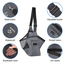 Load image into Gallery viewer, Pet Dog Sling Carrier Cats Travel Bag with Storage Pouch Walking Hiking Biking