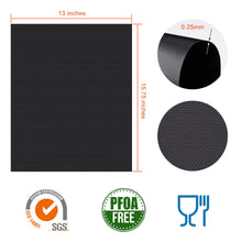 Load image into Gallery viewer, IMAGE BBQ Grill Mat Set of 3, one Large 16" x71”, 2 pcs 16"x13", 100% Non-Stick Grill Mats for Outdoor Grill, Reusable, Heat Resistant, PFOA Free for Gas Grill, Charcoal, Electric Grill and Oven