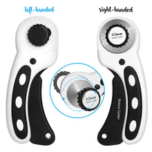 Load image into Gallery viewer, 45mm Rotary Cutter Tool Kit A3 Cutting Mat Patchwork Ruler 10 Clips Spare Blades