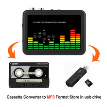 Load image into Gallery viewer, Portable Cassette Audio Music Player Tape-To-MP3 Converter Cassette Recorder