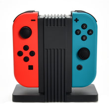 Load image into Gallery viewer, Agptek 4-in-1 Nintendo Switch Joy-Cons Charging Station, Professional Charging Dock and Store Stand with LED indicator, Charge Up to 4 Joy-Cons, 1.2M TYPE-C USB Cable included, Gray