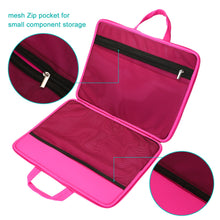 Load image into Gallery viewer, Laptop Sleeve, IMAGE 14 Inch Laptop Sleeve Travel Storage Case Pouch Cover with Pockets, Protective Sleeve Case for A4 Tracing Pad, Computer Notebook, Ultrabook and Macbook Air (Pink)