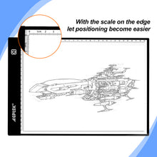 Load image into Gallery viewer, A4 Size LED Artcraft Tracing Light Pad Box Tatoo Aniamtion Sketching Designing Stencilling