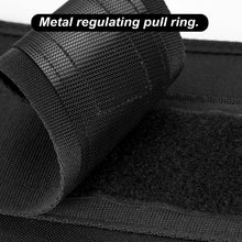Load image into Gallery viewer, Weight Lifting Belt, Oodoland Unisex Nylon Pressure Weightlifting Belt with Velcro, Gym Fitness Back Support Belt for Men & Women, Squats, Lunges Deadlift, Thrusters & More Workouts ¨C Black