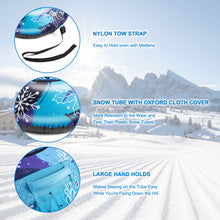 Load image into Gallery viewer, CAMULAND 47-Inch Snow Tube for Sledding Heavy Duty with Oxford Cloth and a Digging Rope, Inflatable Snow Tube for Adults, Great for Winter Outdoor Sports
