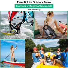Load image into Gallery viewer, 15L Waterproof Lightweight Dry Bag Roll Top Floating Dry Sack Rafting Boating Camping Hiking