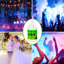 Load image into Gallery viewer, Bog FOG, High Density Fog Juice, Extreme High Density Fog Fluid Long 1 Hour Hang Time  for Halloween and Home Haunters, Theatrical Effects 1 Gallon