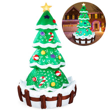 Load image into Gallery viewer, CAMULAND 7ft Giant Inflatable Christmas Tree with Built-in LED Lights, Blow Up Inflatable Christmas Decorations for Indoor and Outdoor Use