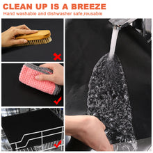 Load image into Gallery viewer, IMAGE BBQ Grill Mat Set of 3, one Large 16" x71”, 2 pcs 16"x13", 100% Non-Stick Grill Mats for Outdoor Grill, Reusable, Heat Resistant, PFOA Free for Gas Grill, Charcoal, Electric Grill and Oven