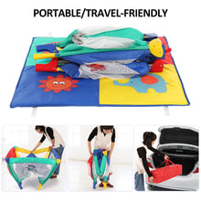 Load image into Gallery viewer, 39''x 39'' Infant Toddler Foldable Playpen Playard Mattress Safety Rail Fence