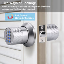 Load image into Gallery viewer, Smart Lock, FITNATE Keyless Smart Lock Digital Door Lock with Keypad, Waterproof Electronic Keypad Door Lock with Spare Keys, Great for Home, Hotel and Office
