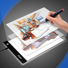 Load image into Gallery viewer, A4 Size LED Artcraft Tracing Light Pad Box Tatoo Aniamtion Sketching Designing Stencilling