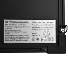 Load image into Gallery viewer, AGPtek 24"×16" LED Message Board Illuminated Erasable with Remote Control