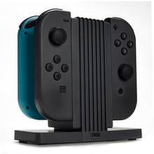 Load image into Gallery viewer, Agptek 4-in-1 Nintendo Switch Joy-Cons Charging Station, Professional Charging Dock and Store Stand with LED indicator, Charge Up to 4 Joy-Cons, 1.2M TYPE-C USB Cable included, Gray