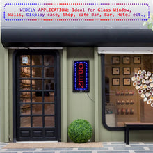 Load image into Gallery viewer, LED Open Sign, 19x10inches(Update Version) Business Open Sign Advertisement Board Electric Display Sign,With Remote Control&Timing Function,2 Lighting Modes Flashing & Steady
