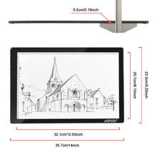 Load image into Gallery viewer, Magnetic LED Artcraft Tracing Light Pad A4 size Lightbox Tatoo Pad Sketching Designing