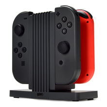 Load image into Gallery viewer, Agptek 4-in-1 Nintendo Switch Joy-Cons Charging Station, Professional Charging Dock and Store Stand with LED indicator, Charge Up to 4 Joy-Cons, 1.2M TYPE-C USB Cable included, Gray