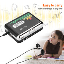 Load image into Gallery viewer, Portable Cassette Audio Music Player Tape-To-MP3 Converter Cassette Recorder