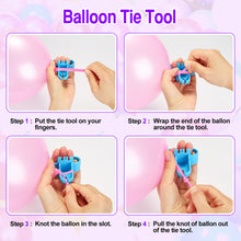 Load image into Gallery viewer, AGPTEK Electric Air Balloon Pump, 110V 600W Portable Dual Nozzle Inflator/Blower for Party Decoration
