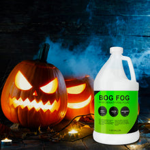 Load image into Gallery viewer, Bog FOG, High Density Fog Juice, Extreme High Density Fog Fluid Long 1 Hour Hang Time  for Halloween and Home Haunters, Theatrical Effects 1 Gallon