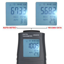 Load image into Gallery viewer, Digital Tachometer 2.5~99,999 RPM Accuracy Non-Contact Laser Photo Tachometer